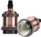 TIANFAN 2Pcs / Pack Edison Schraube ES E27 Glühbirnen Lampenfassung Pendelleuchte (Kupfer)