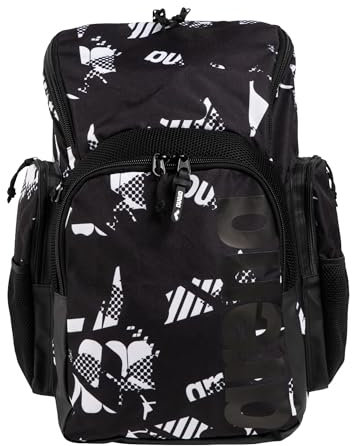 ARENA Spiky III Unisex Erwachsene Team Allover Schwimmen Athleten Sport Schule Gym Rucksack Training Ausrüstung Tasche für Männer und Frauen 35L RIC