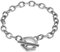 Armani Exchange Armband Für Männer, Länge: 220mm, Breite: 17.5mm, Höhe: 20mm Silbernes Edelstahlarmband, AXG0103040
