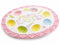 Gruppo Maruccia - Piatto Portauova in Ceramica Colorata - per la Tavola Pasquale - Idea Regalo - Diametro 30,5 cm
