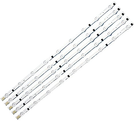 DKTR Barre LED TV compatibili for Sam-Sung UE32F4000AW UE32F5000AK UE32F5030AW UE32F5300AW UE32F5300AK Kit Striscia di retroilluminazione a LED 9 Obiettivo Lampada 5 Bande