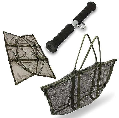 NGT Carp Deluxe Weigh Sling System Stink Bag Carp Fishing Tackle + Weigh Bar
