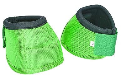 Sharplace Hufglocken für Pferde, schützender Hufschutz, Hufschutz aus Oxford-Stoff, einfaches An- und Ausziehen, stabile, schnelle Verpackung, stoßfest, für, GRÜN