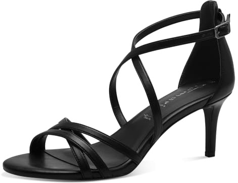 Tamaris Damen Klassische Ballerinas, Frauen Flats,Comfort Lining,TOUCHit-Fußbett,slip-ons,klassisch elegant,ballerinen,BLACK,37 EU