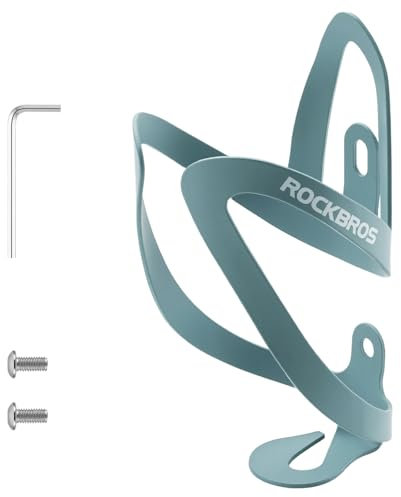 ROCKBROS Flaschenhalter Fahrrad Getränkehalter für Rennrad MTB Trinkflaschenhalter Light Aluminium Wasserflaschenhalter fahrradzubehör Blau