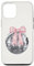 Hülle für iPhone 14 Discokugel rosa Schleife Aquarell Kokette Girly Aesthetic