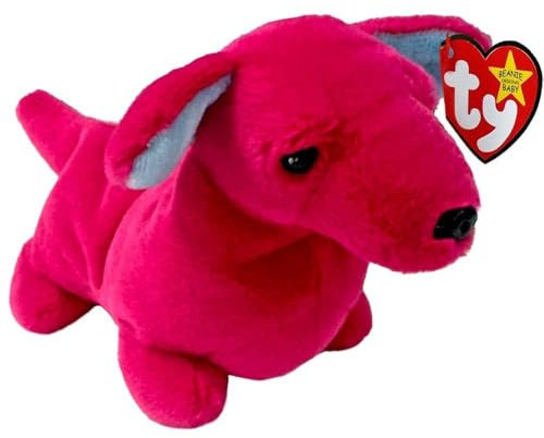 Ty Stretch Dackel II Original Beanie Babies Regular - Weiches Plüschtier für Kinder, Teddy, Babyspielzeug, Sammelbares Plüschspielzeug