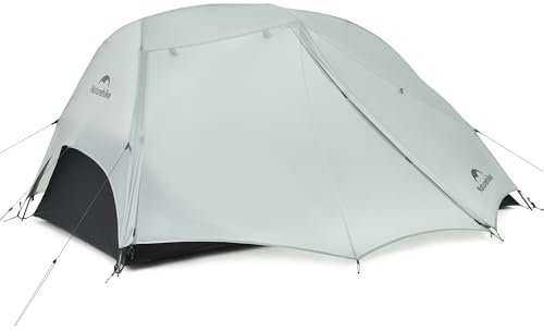 Naturehike Star River UL Backpacking Zelt Kompaktes 2 Personen Ultraleichtes Camping Zelt Doppelte Schicht Wasserdicht Regenfest für Outdoor Wanderungen Festivals