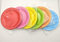 JZK 35 platos de papel desechables de 18 cm, redondos, coloridos y desechables, para fiestas de cumpleaños infantiles, postres, aperitivos, pícnic, barbacoa