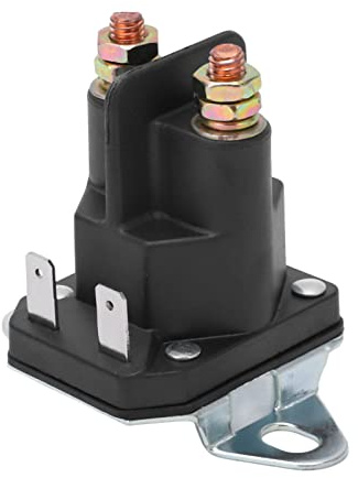 Relais 864 1221 210 Tondeuse Sentar Relais de Démarrage Relais Haute Puissance 12 V avec Bobine en Laiton plaqué Argent pour VTT, Motoneiges et Tracteurs de Jardin