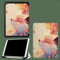 Aquarell Tiere Hülle für iPad 9/8/7 Generation, für iPad 10.2 Zoll Hülle mit Pencil Halter, Schutzhülle mit Trifold Stand für iPad 10.2 Zoll, 2021/2020/2019 Auto Wake/Sleep Fuchs Blumen