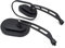 HTGMTGPACC Motorrad Seitenspiegel Für Harley Street Glide Road King Für Fatboy Motorrad Rückspiegel Reflektor Spiegel Rückspiegel Zubehör(Black 1)