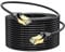CHENLUKJ Cable Ethernet de 70 m, cable Ethernet Cat6 de alta velocidad, 1000 mbps, 250 MHz/s, cable LAN RJ45 negro, cable de red adecuado para routers, computadoras, módem, interruptor, juegos, panel