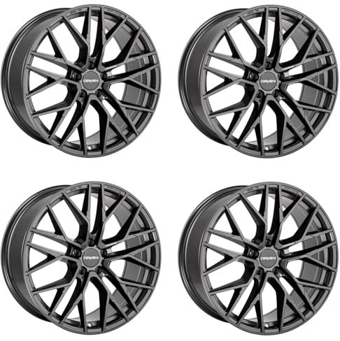 4x Carmani Felgen 20 Ludwig 8.0x18 ET45 5x112 hyper gun kompatibel mit Audi A3 A4 A6 A8 Q2 Q3 RS3 TT