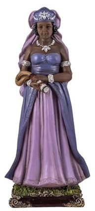 Inmaculada Romero IR Nana Buruku Figur 30 cm. Das Harzbild stellt Alter, Tod und Auferstehung DAR