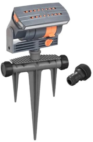 16 Nozzles Oscillating Sprinkler Adjustable Width Range and Flow Rate Water Sprinkler Garden Sprinkler for Yard Large Area