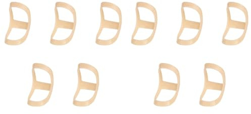 Uikdjgu 10x A Oval Finger Splint, Support and Protection for Arthritis, Finger Stabilizer Brace - 1, 2, 3, 4, 5 Sizes