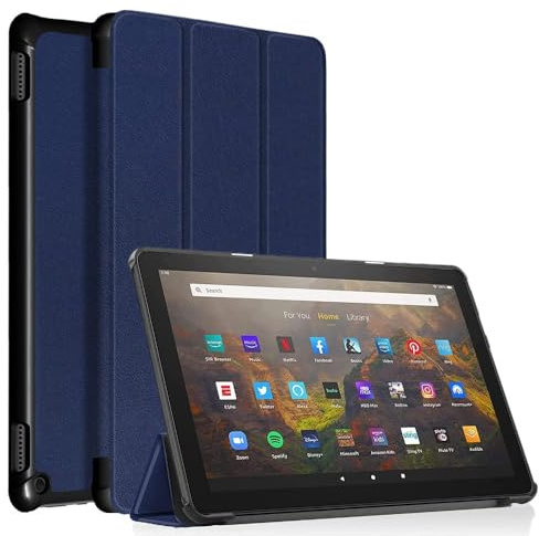 Dreifach-Hülle für H10 Tablet (13. Generation, 2023/2025 Release) - 10,1 Zoll PC Hartschalen-Rückteil mit Automatischem Wake/Sleep, Mehreren Betrachtungs (Navy Blue)