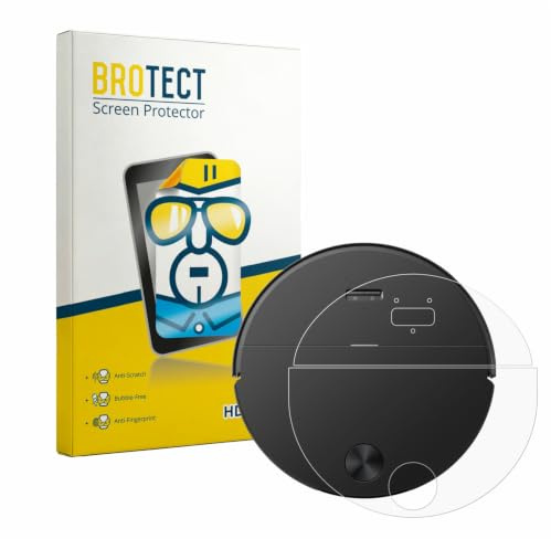 BROTECT Schutzfolie für Roborock Saros 20 Sonic | Transparenter Displayschutz Made in Germany Klare Displayschutz-Folie Clear Einfache Montage Case-Friendly Displayfolie