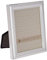 Lawrence Frames 510745 Metall-Bilderrahmen, versilbert mit zarten Perlen, 10,2 x 12,7 cm, silberfarben