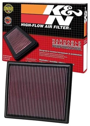 K&N Engine Air Filter: High Performance, Premium, Washable, Replacement Filter: Compatible with 2008-2017 BUICK/HOLDEN/CHEVROLET/ROEWE (Regal, LaCrosse, LaCrosse III, Regal II, Malibu, 950), 33-2442