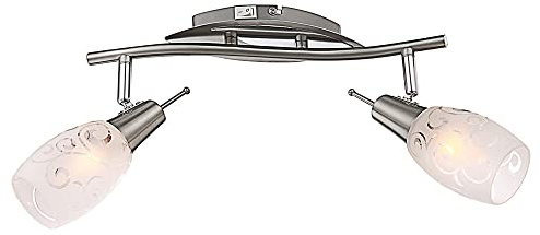 Globo FLORITA Strahler Chrom Nickel matt, 2xE14 |