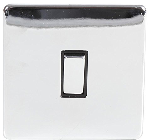 Pro Elec PC1801 Lichtschalter, 1-fach, poliertes Chrom