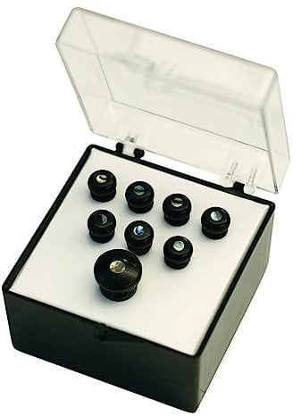 MARTIN Set de chevilles noires, point nacre pour guitares acoustiques et folk (APP50)
