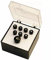 MARTIN Set de chevilles noires, point nacre pour guitares acoustiques et folk (APP50)