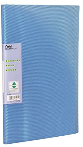 Pentel Recycology Vivid Display Book A4 30 Pockets - Color: Blue.