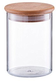 Zeller Present Vorratsglas 750ml Bamboodeckel