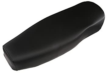 FEZ Sitzbank glatt, schwarz mit IFA KR-Schriftzug - für Simson Simson KR51 Schwalbe, SR4-3 Sperber, SR4-4 Habicht