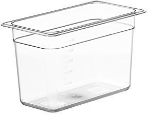 LIPAVI Contenedor Sous Vide C5-7 litros - Policarbonato, transparente - Adecuado para L5