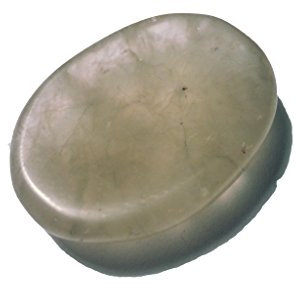 Unbekannt Daumenstein Handschmeichler 3,5-4,5cm viele Verschiedene Sorten (Bergkristall dunkel)