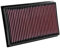 K N 33-5039 & Filters-Ricambio Filtro dell'Aria Auto, Lavabile e Riutilizzabile