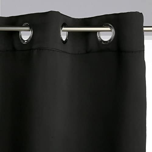 Atmosphera - Vorhang ELSA - elfenbeinfarben - 140x240 cm - Schwarz