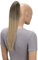 CAISHA 50cm Clip on Zopf Haarteil Pferdeschwanz Haarverlängerung Kunsthaar Glatt Ombré Braun Blond H113