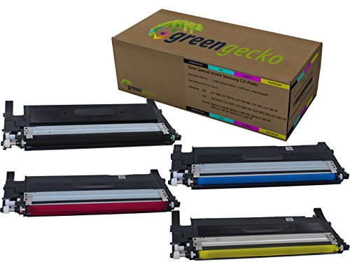 Toner Sparset ersetzt Samsung CLT-P406C I Für Samsung CLP-360, CLP-365 w, CLX-3305, Xpress c460 fw I Druckerpatronen Schwarz, Cyan, Magenta, Gelb I kompatibel zu HP SU375A