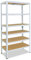 shelfplaza® 200x100x40cm HOME Schwerlastregal weiß/Metallregal mit 6 Böden/Kellerregal Metall, Garagenregal, Werkstattregal oder Regal Lagerregal/Steckregal Metall mit 145kg Tragkraft