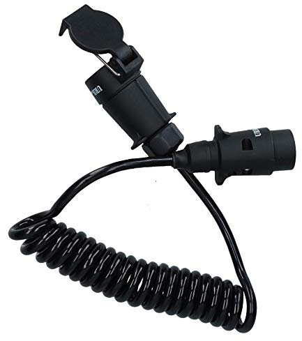 AB Tools Luz de Remolque 2.5m Cable alargador eléctrico 7 Pine Macho a Conector Hembra