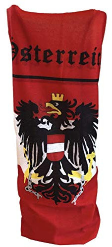 Österreich Flagge Quick Dry Headwear Outdoor Magic Bandana Hals Snood Head Wrap Stirnband Schal Gesichtsmaske Ultra Soft Elastic Kopftuch