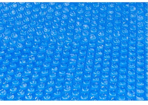 Aqualux 10812 - Bâche Piscine à Bulle - pour Rechauffer l'eau de Votre Piscine - 42 cm x 42 cm x 23 cm - 180µ - Ø 366 cm