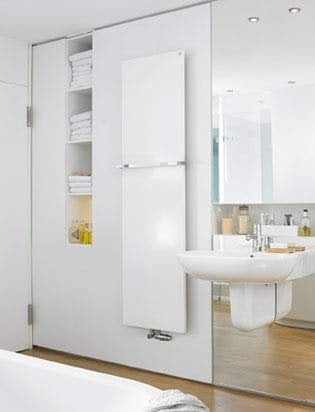 Zehnder fina Radiatore di Design FIP-180-060, radiatori da Bagno: Bianco RAL 9016 - ZFP02160B100000