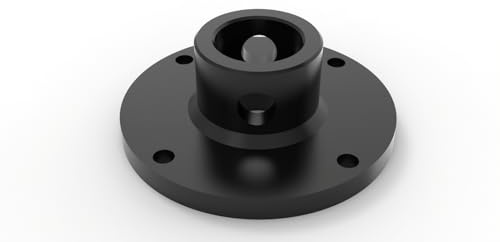 Joma-Tech | Rotatorflansch Ø 70 mm ohne Befestigungsset | für Drehmotor, Rotator, Verladezange