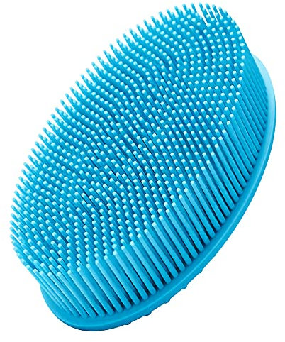 KTHZI Spazzola per il corpo in silicone, spazzola esfoliante per la pulizia del corpo, spazzola esfoliante per la pulizia del corpo, strumento di massaggio per la pelle del viso