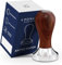 KYONANO Tamper 51mm, Kaffee Tamper aus Edelstahl 304 mit Gelbem Birnbaumholz​​, Espresso Tamper für Siebträger, Barista Tamper Kompatibel mit Espressomaschinen Delonghi