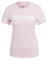 adidas Essentials Slim Logo, T-shirt Donna, Clear Pink/White, L