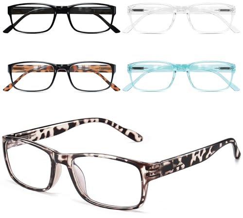 Gaoye 5 pack Lesebrillen herren/damen mit blaulichtfilter Brille Lesehilfe für Damen Herren