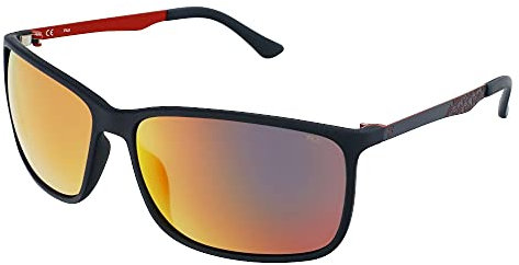 Fila Men's SF9383 Sunglasses, MATT METALLIZED Steel Blue, 62
