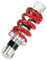 Amortiguador de motocicleta, amortiguador de suspensión de repuesto, resorte de acero inoxidable, paso de 125 mm para mini scooter de bicicleta